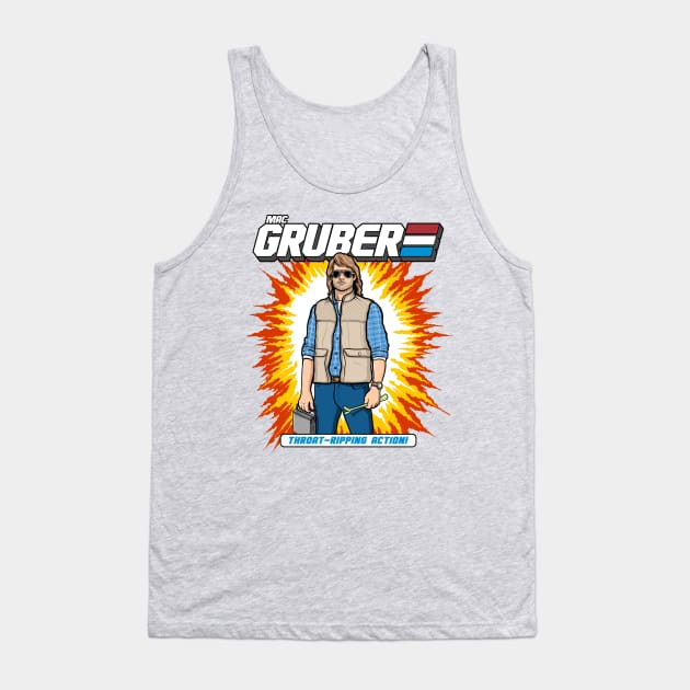 MacGruber Action Figure Tank Top by harebrained